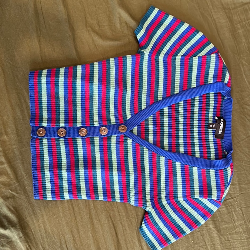 XS express knit crop top